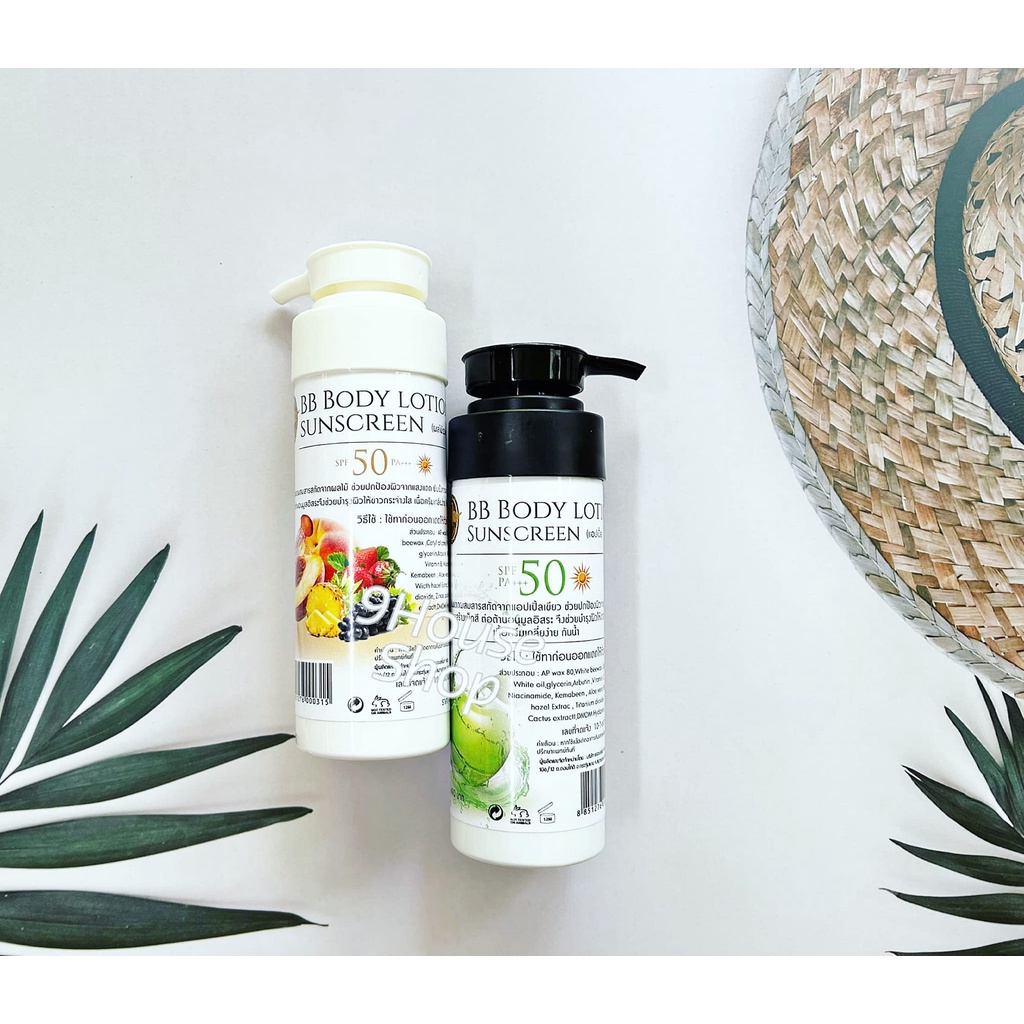 01 Kem Chống Nắng Trắng Da Toàn Thân BB Body Lotion Sunscreen Arbutina Spf50++ Thái Lan 160gram