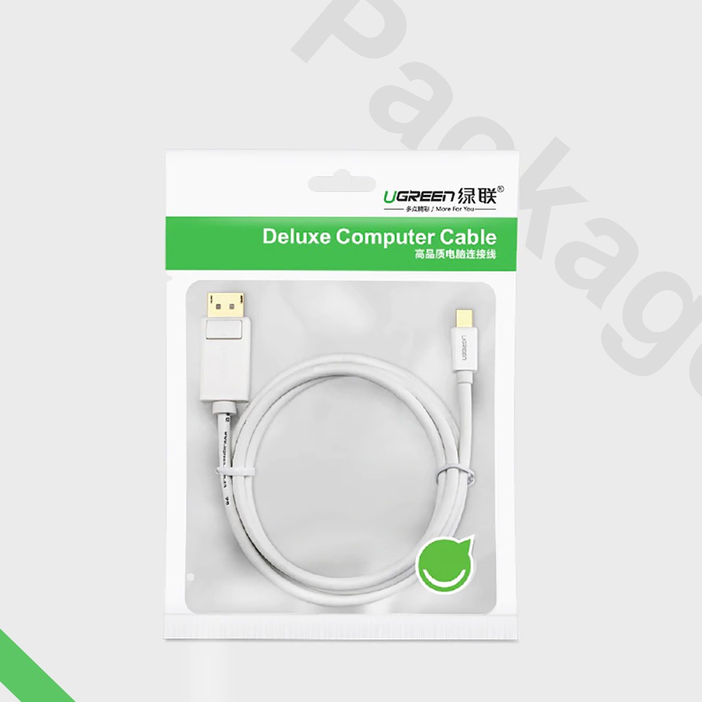 Cáp Mini DisplayPort ra DisplayPort 4K@60Hz Cao Cấp UGREEN MD105