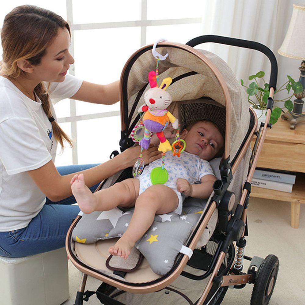 Đồ Chơi Thỏ Nhồi Bông Dễ Thương Treo Xe Đẩy Em Bé