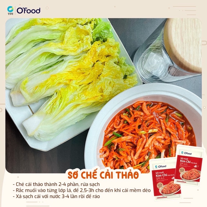 SỐT MUỐI KIMCHI HÀN QUỐC O'FOOD 180G