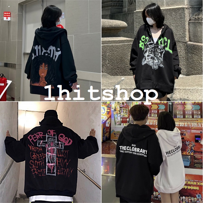 Áo KHOÁC Hoodie CLO & Ulzzang Unisex 1hitshop