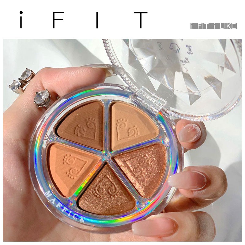 Five Colors iFIT Girl Beauty Petal Blush Eyeshadow 120g