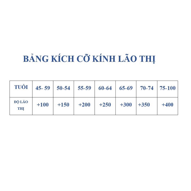 Kính lão đọc sách chữ chống mỏi mắt