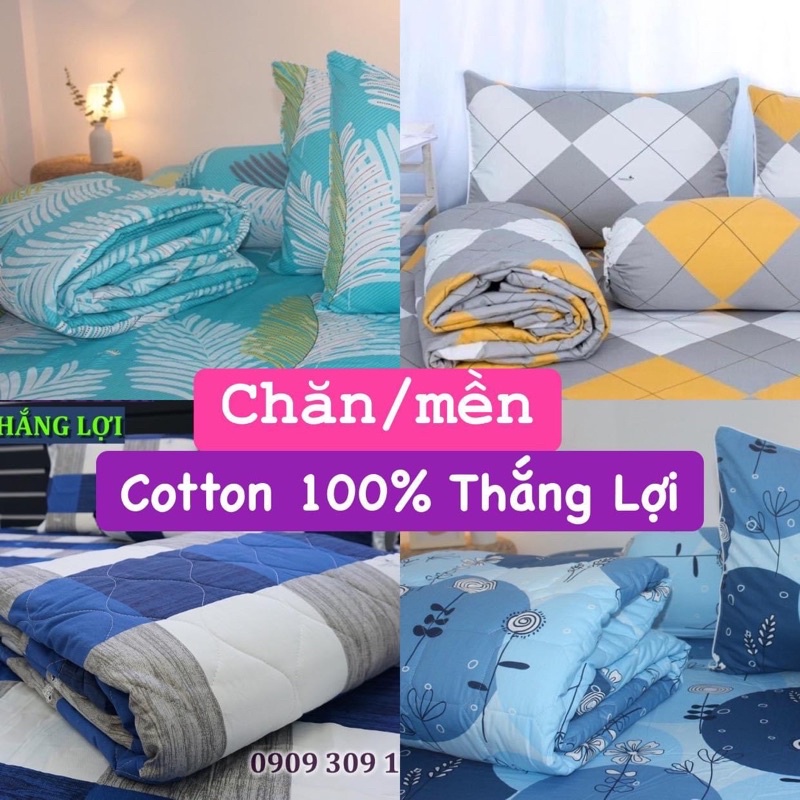 (link 2) Chăn (mền) Thắng Lợi cotton mềm mát (ảnh thật)