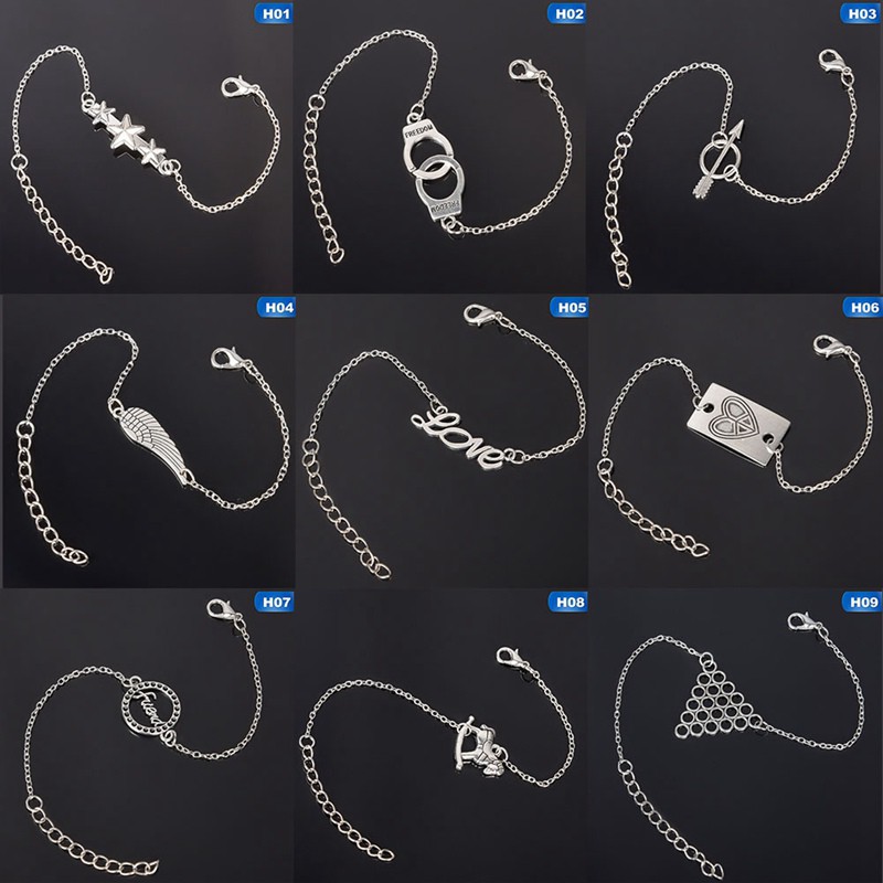 Vòng Tay Mạ Bạc Kiểu Dáng Đơn Giản | BigBuy360 - bigbuy360.vn