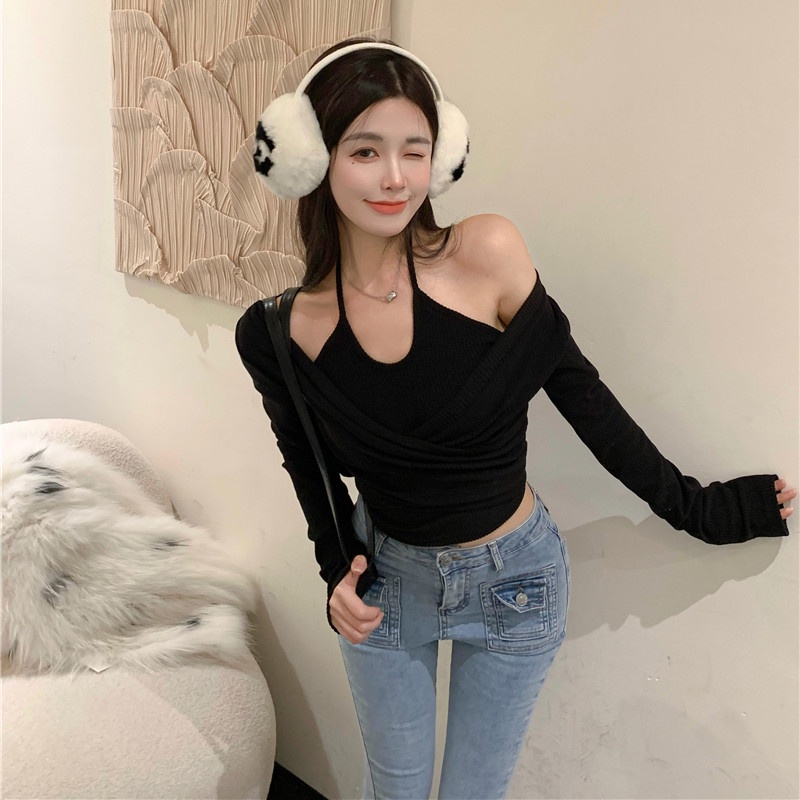 Áo kiểu hở vai thiết kế thời trang sành điệu dành cho nữ