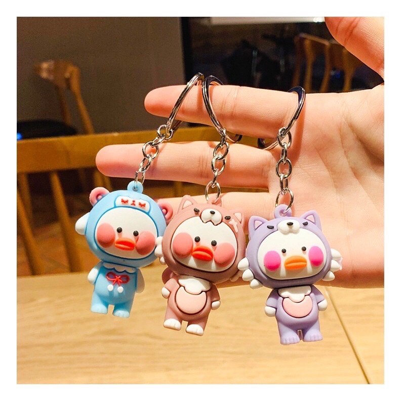 Móc Khoá Vịt Má Hồng Cute