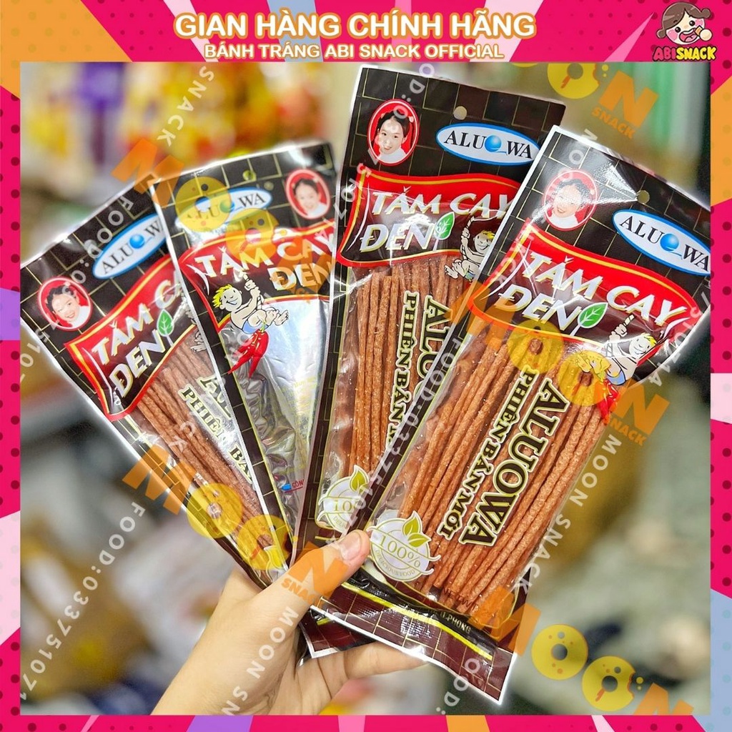 Lẻ 1 gói tăm que cay đen Aluowa Phiên Bản Mới gói 26g tăm cay việt nam đồ ăn vặt cổng trường