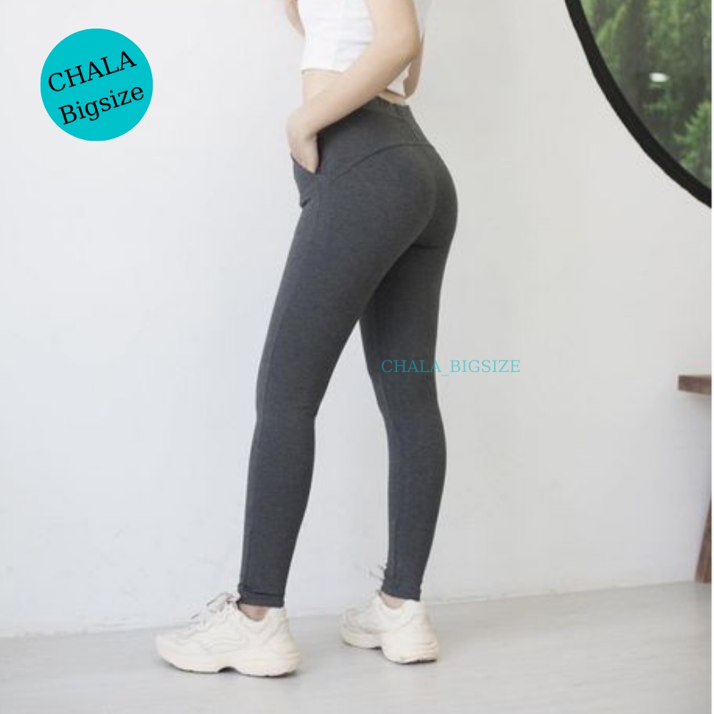 Quần Legging Nữ Dài Bigsize Lưng Cao Nâng Mông Chala Thời Trang Nữ Hàn Quốc