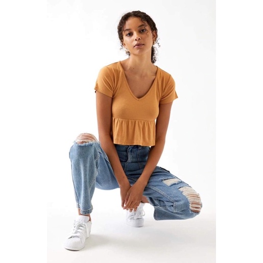 Áo croptop dáng baby siêu xinh