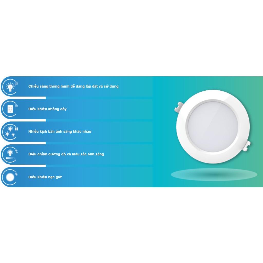 COMBO DOWNLIGHT SENSE 4 AT16.RM 90/7W.C4 Rạng Đông