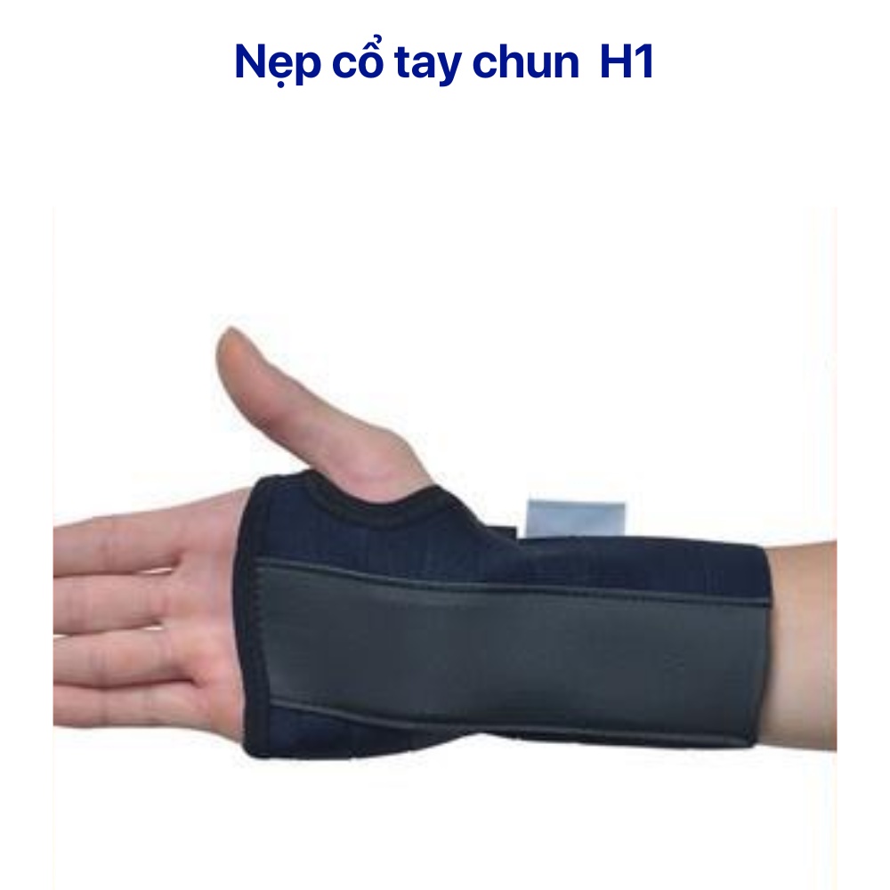 Nẹp cổ tay Orbe H1 vải chun co giãn hỗ trợ sau mổ, sau khi tháo bột vùng cổ tay - Hàng Việt Nam chất lượng cao