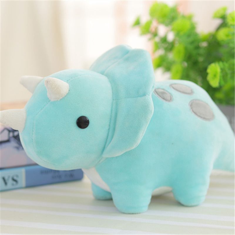 Cute Little dinosaur doll Plush Toy Stuffed Animal Doll Sofa Car Pillow triceratops long-necked dragon stegosaurus dolls