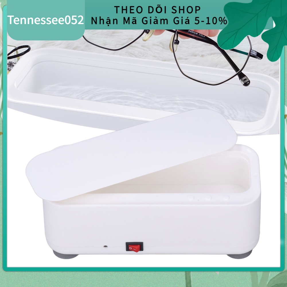 Hàng Sẵn Máy làm sạch bằng sóng siêu âm 360 ° USB di động chuyên nghiệp cho đồ trang sức mắt kính【Tennessee052】