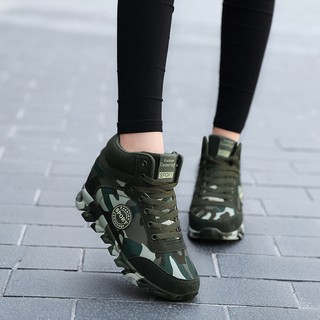 Giày sneaker họa tiết rằn ri chống trượt kiểu dáng thời trang dành cho nữ