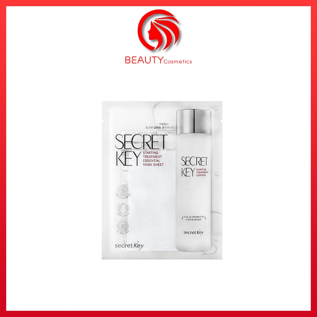 Mặt Nạ Dưỡng Sáng Da Ngăn Ngừa Lão Hóa Secret Key Starting Treatment Essential Mask (30g)