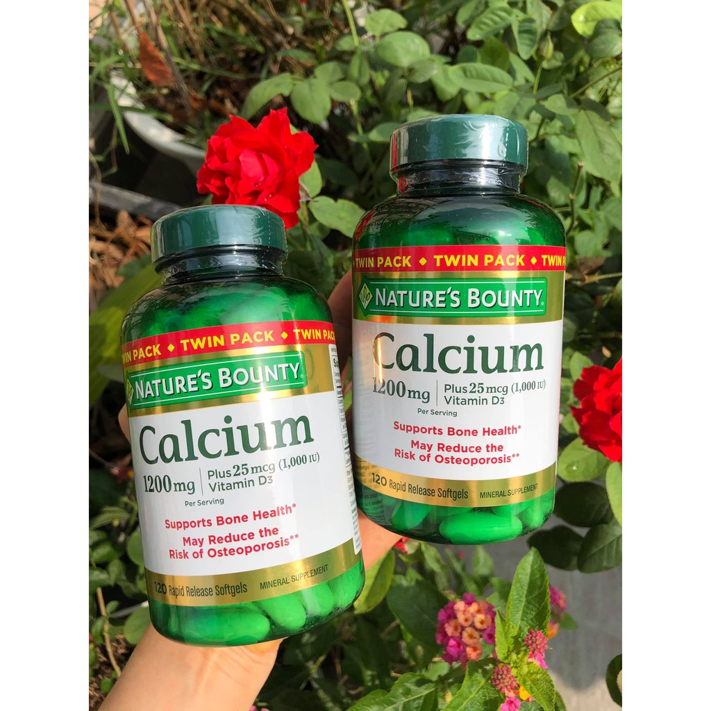 VIÊN BỔ SUNG CALCIUM VÀ VITAMIN D3 CỦA MỸ NATURE'S BOUNTY, 120 VIÊN. Date 04/2026