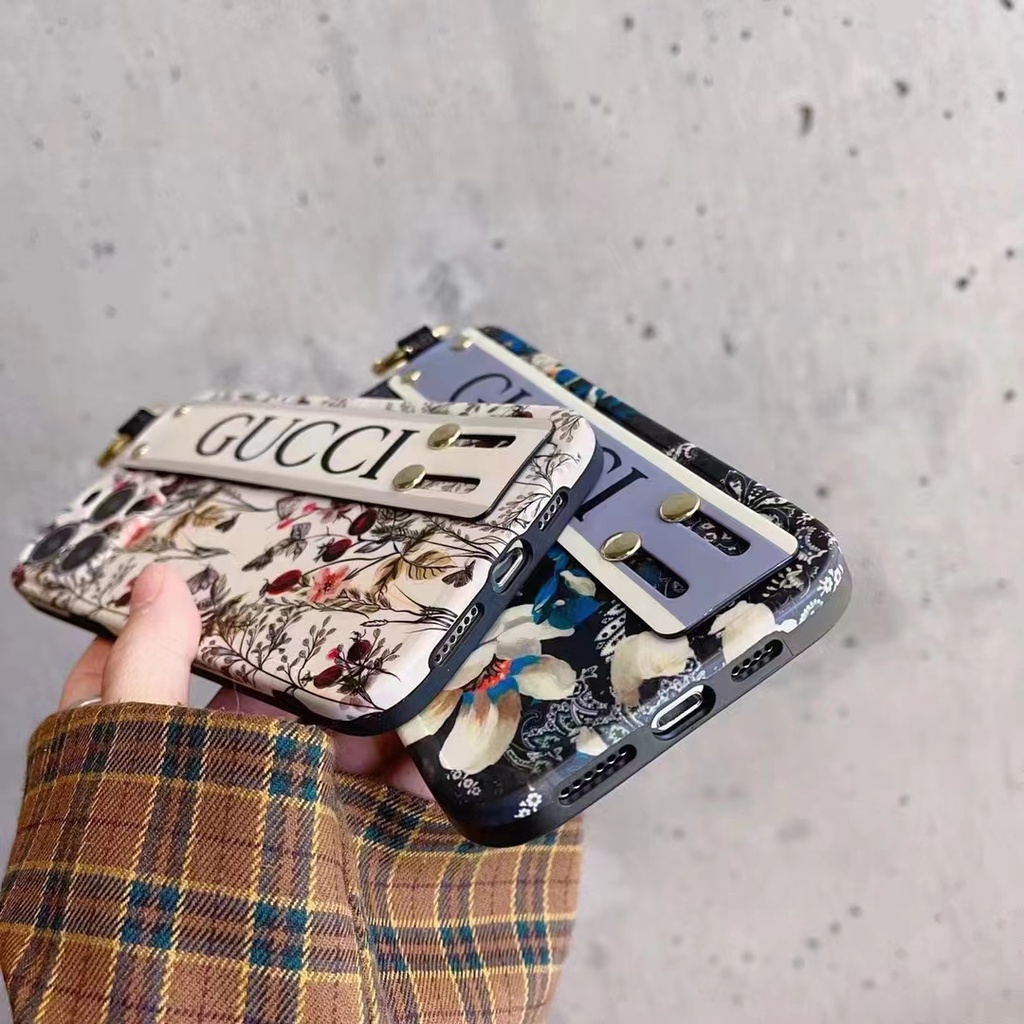 Ốp Điện Thoại Họa Tiết Hoa Vintage Có Dây Đeo Cho IPhone14 PRO MAX 13 13PRO 13PROMAX 12PRO 12PROMAX 11 PRO MAX XSMAX XS XR