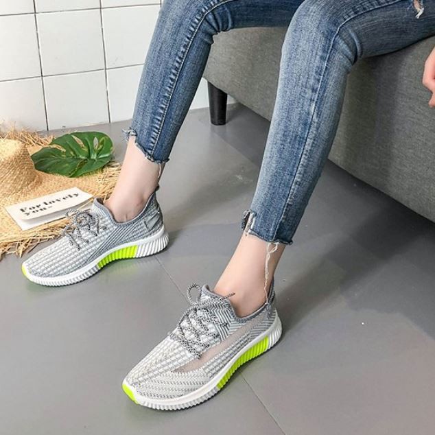 SALE - Sneaker vải dệt lưới hot - T05