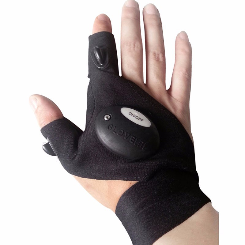 Găng tay phát sáng Glove Lite - Quấn cổ tay có đèn Flash