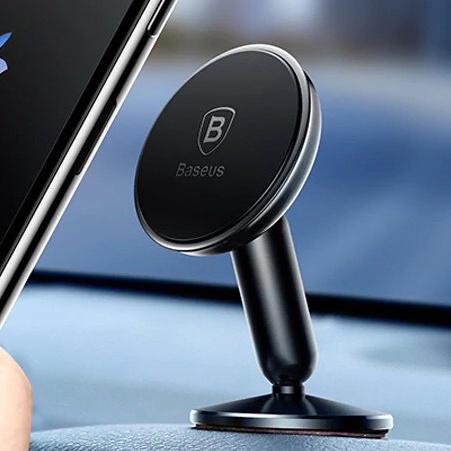 Giá Đỡ Điện Thoại Nam Châm Trên Ô Tô Baseus SUYZD-01 Xoay 360 Độ Hút Cực Mạnh Gắn Táp Lô Xe Hơi Chính Hãng