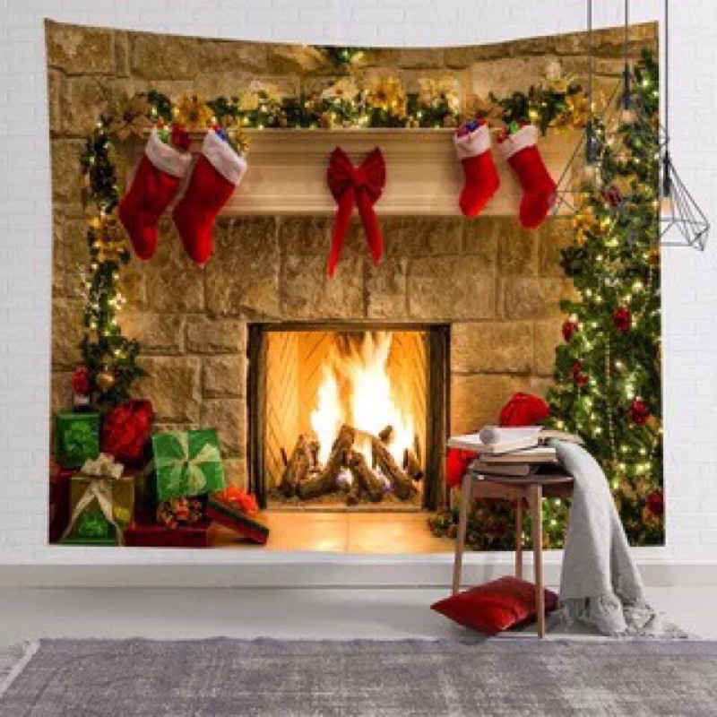 (sẵn) TRANH VẢI TRANG TRÍ GIÁNG SINH/ CÂY THÔNG NOEL/ ÔNG GIÀ NOEL