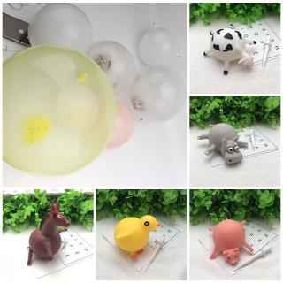 Animals Squeeze Ball to Blow TPR Balloonanti Stress Reliever Decompression S7C7