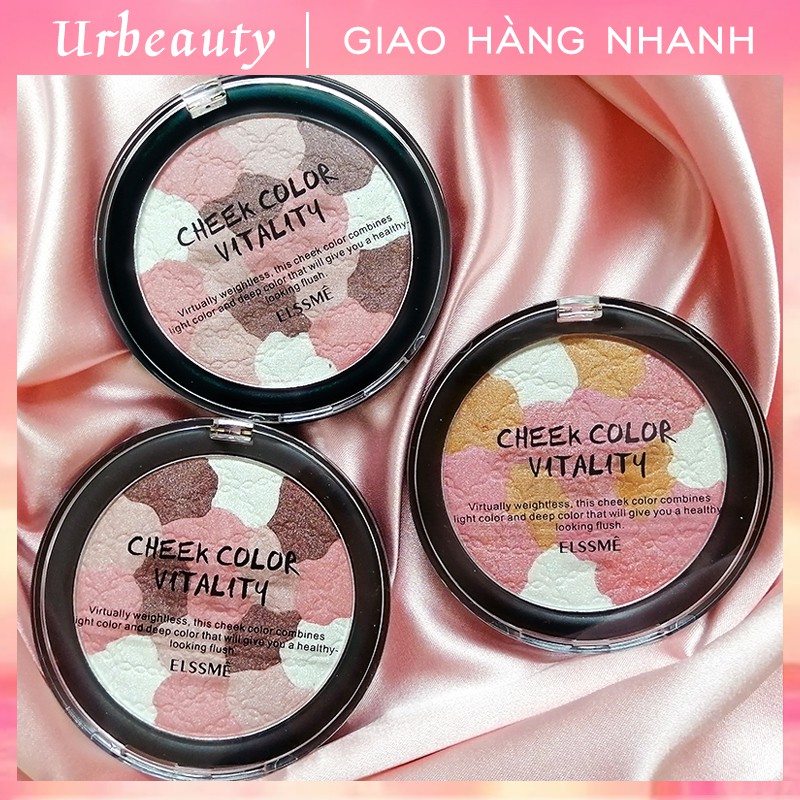 Phấn highlight bắt sáng ba chiều có thể được sử dụng làm phấn mắt má hồng-URBYZMSH