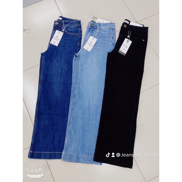 Quần jeans suông 9 tất