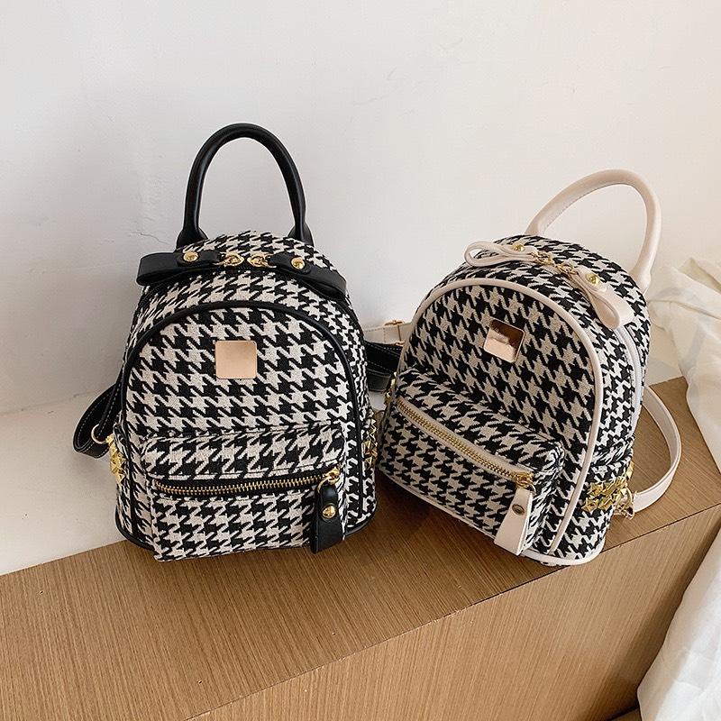 - Túi xách nữ CunstoreBalo mini răng sói đinh thời trang