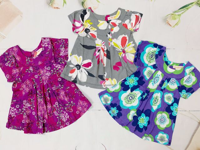 [Thanh Lý]Váy Cotton Hoa cho bé 1-6 tuổi -
