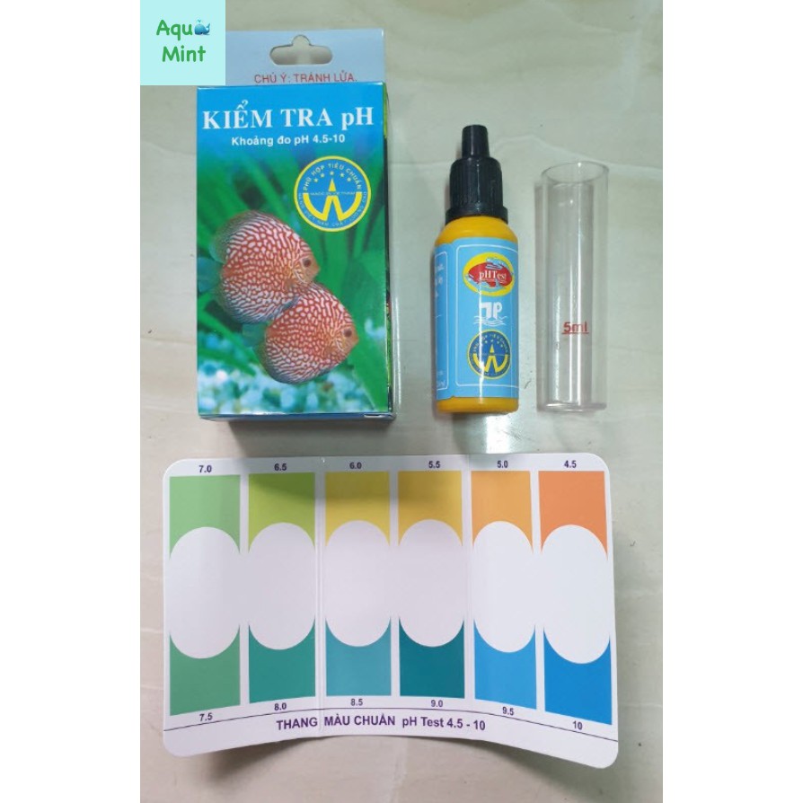 Dung Dịch Đo PH Test Kit TP Cho Bể Cá Cảnh, Bể Thủy Sinh