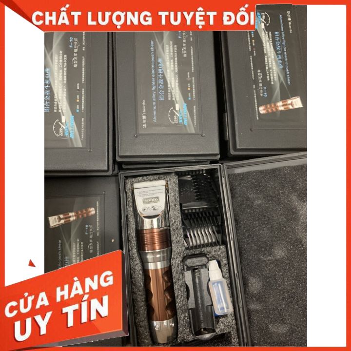 Tông đơ cắt tóc F10 cao cấp dòng tông đơ cắt tóc gia dình và salon,tiện lợi, dễ sử dụng  độ bền cao  có 2 cuc bin sơ cua