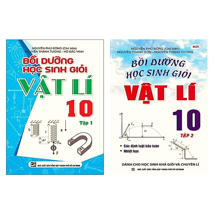 Sách Combo Bồi Dưỡng Học Sinh Giỏi Vật Lý Lớp 10 ( Tập 1+ Tập 2)