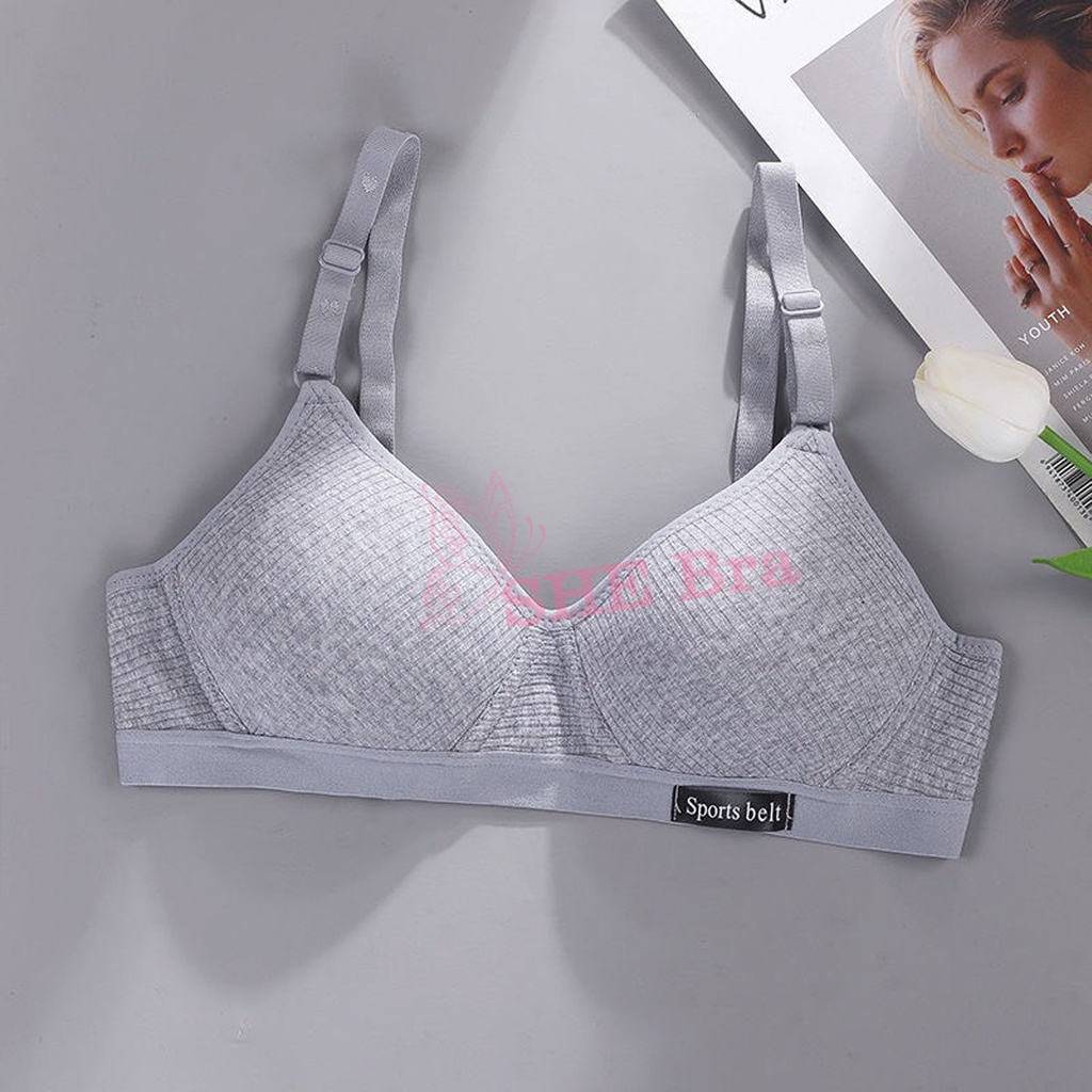 Áo Bra Sport belt Áo Lót Ngực Nữ Sinh Không Gọng Chất Cotton Co Giãn 4 Chiều Mềm Mại ALO03 | BigBuy360 - bigbuy360.vn
