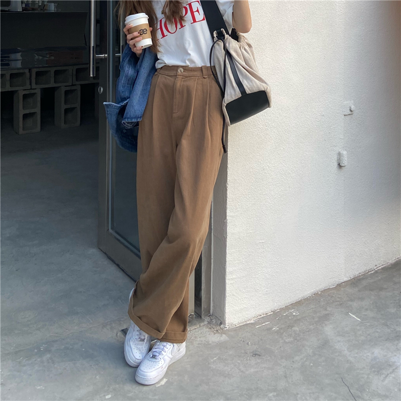 Quần Denim Nữ Lưng Cao Ống Rộng Thời Trang 41941 | BigBuy360 - bigbuy360.vn