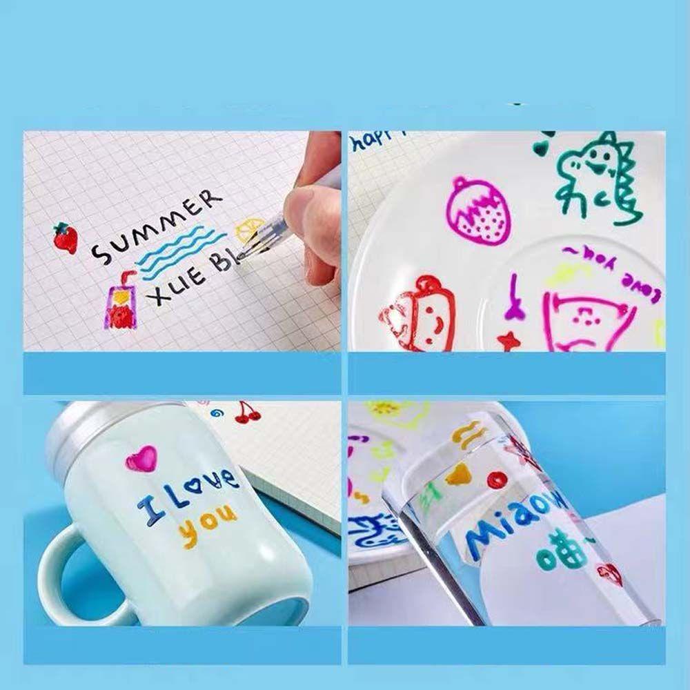 Set 12 Bút Mực Gel Dạng Thạch Dễ Thương