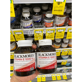 Viên Uống Vitamin E Blackmores Natural 1000IU Của Úc.