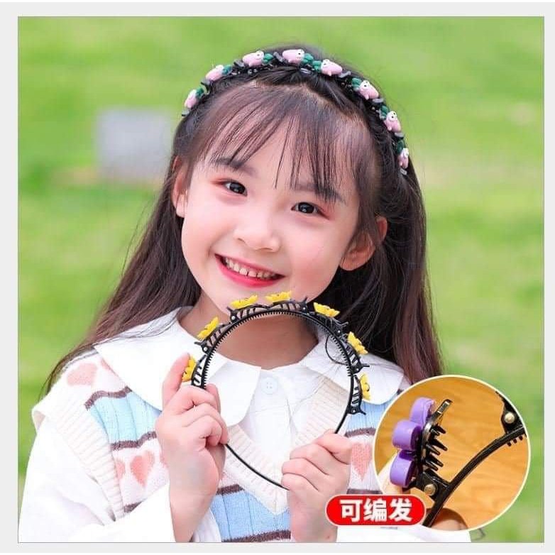 Băng đô cài tóc đính hoa quả xinh xắn thời trang cho bé Bờm kẹp tóc Hàn Quốc trẻ em hình trái cây đáng yêu
