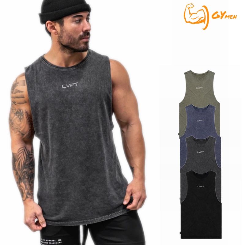 [GYMen] Áo Thun Ba Lỗ Thể Thao Nam 3 lỗ thoáng khí nhanh khô  rộng rãi  giải trí  chạy bộ  tập thể dục  bóng rổ áo ba lỗ  rộng rãi    cỡ lớn  huấn luyện ngoài trời nhiều màu sắc