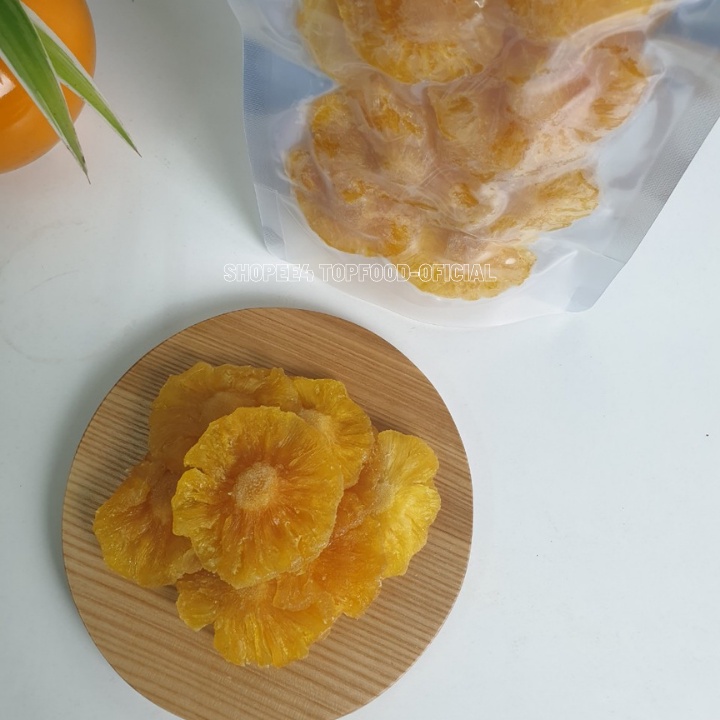 Dứa sấy dẻo không đường, Thơm sấy dẻo không đường siêu ngon vị chua ngọt tự nhiên