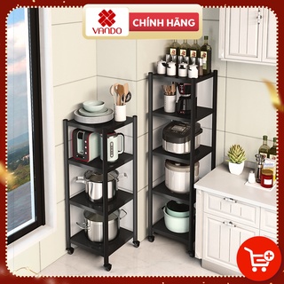 Kệ Để Lò Vi Sóng Đa Năng 3/4/5 Tầng Thu Gọn Không Gian, Kệ Để Đồ Nhà Bếp Cao Cấp