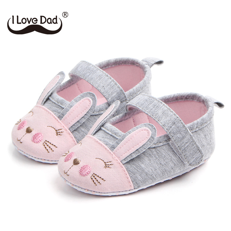 WALKERS Giày Vải Cotton Đế Mềm Chống Trượt Cho Bé Gái Tập Đi