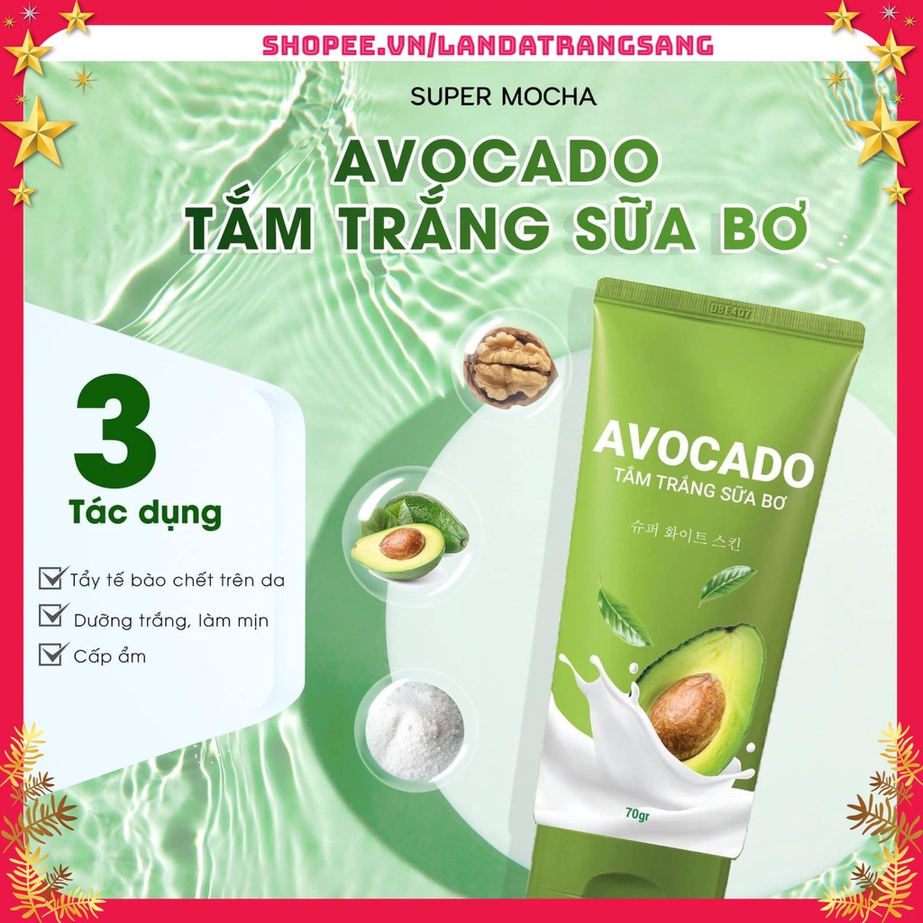 🥑🥑🥑 TẮM TRẮNG BODY BƠ SỮA SUPER MOCHA