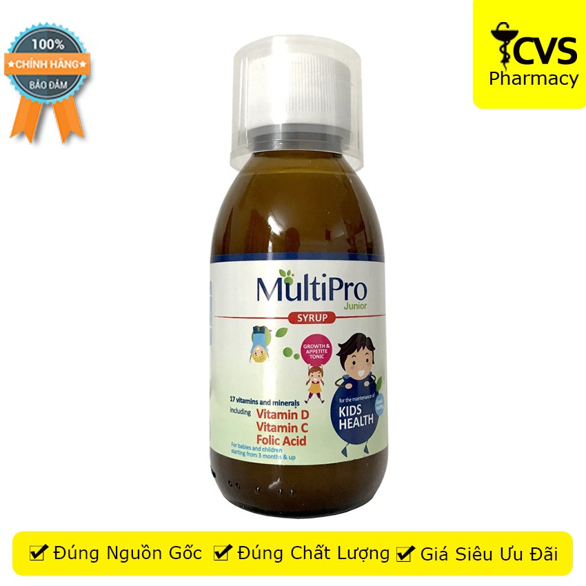 MultiPro Junior Syrup - Siro cải thiện biếng ăn, suy dinh dưỡng ở trẻ - cvspharmacy