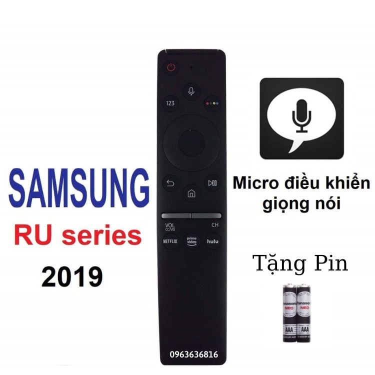 [FREESHIP 50K] Remote tivi samsung ✔ điều khiển tivi SAMSUNG smart dòng RU giọng nói 2019 - CHÍNH HÃNG