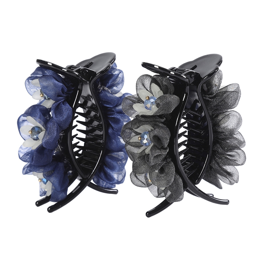 Kẹp trang trí họa tiết hoa đính đá hợp thời trang cho nữ