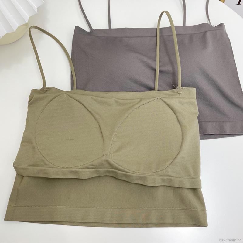 Áo tank top hai dây có mút độn 5 màu sắc