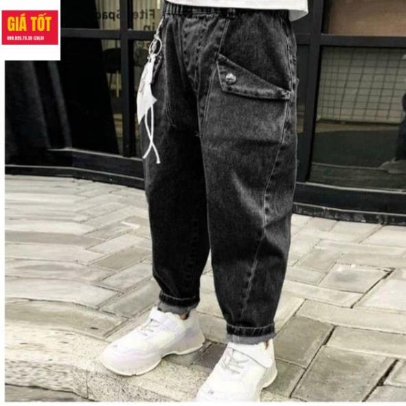 Quần jean bé trai 10 tuổi tphcm  ☑️ Thời trang size đại 30kg 35k