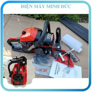 Máy cưa cắt gỗ xích lọng chạy xăng lưỡi cưa xích cầm tay kamastsu km2500 japan